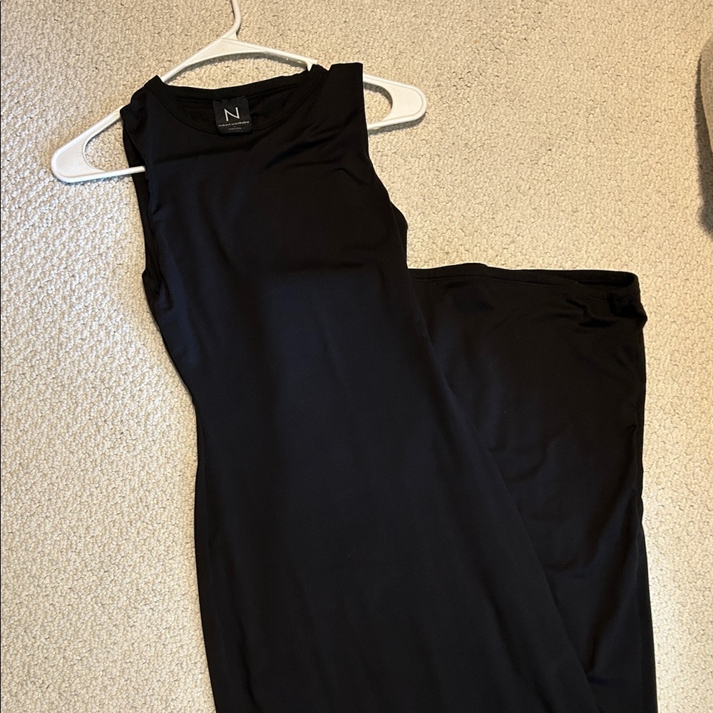 Naked Wardrobe Classic Black Maxi Dress - Picture 3 of 5